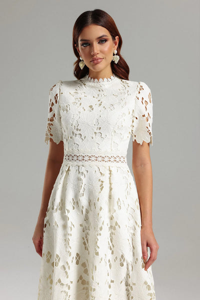 Shaylah Lace Midi Dress