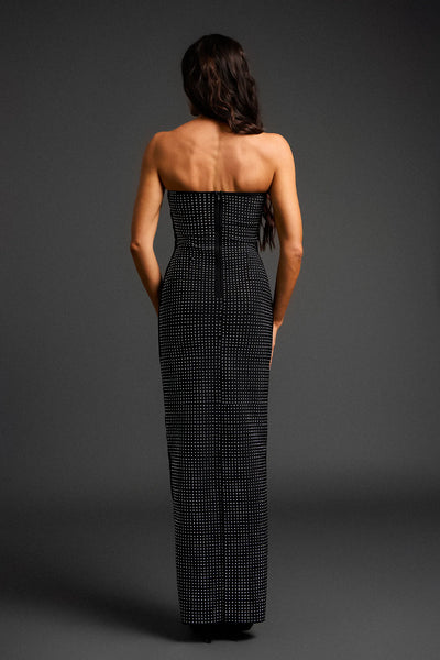 Katja Strapless Diamond Setting Maxi Dress