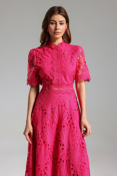 Shaylah Lace Midi Dress